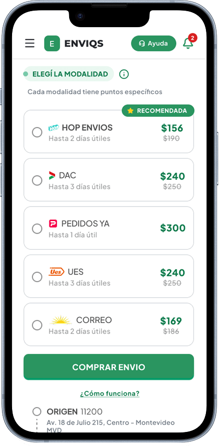 Enviqs app preview