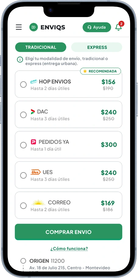 Enviqs app preview